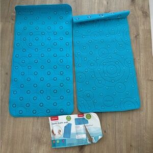 Playtex Teal Blue Non-Slip Kids Bath Mat